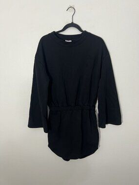 Buddy Love Black Thick Jersey Sweatshirt Rayon Blend Willa Dress Size Medium